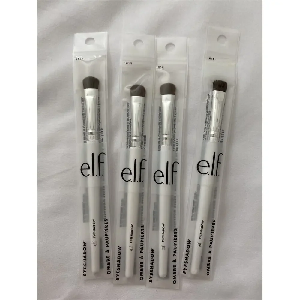 e.l.f. Eyeshadow Brush Set of 4 Cruelty Free Vegan New in Box